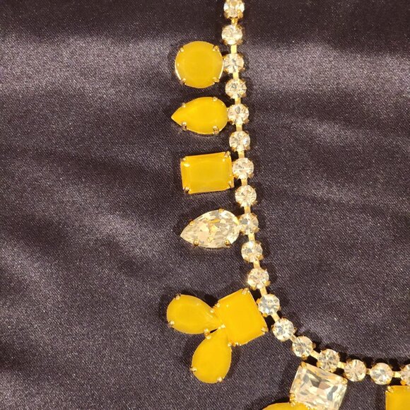Brand New!! KATE SPADE New York: Secret Garden Yellow|Epoxy Stone| Necklace - Picture 5 of 8